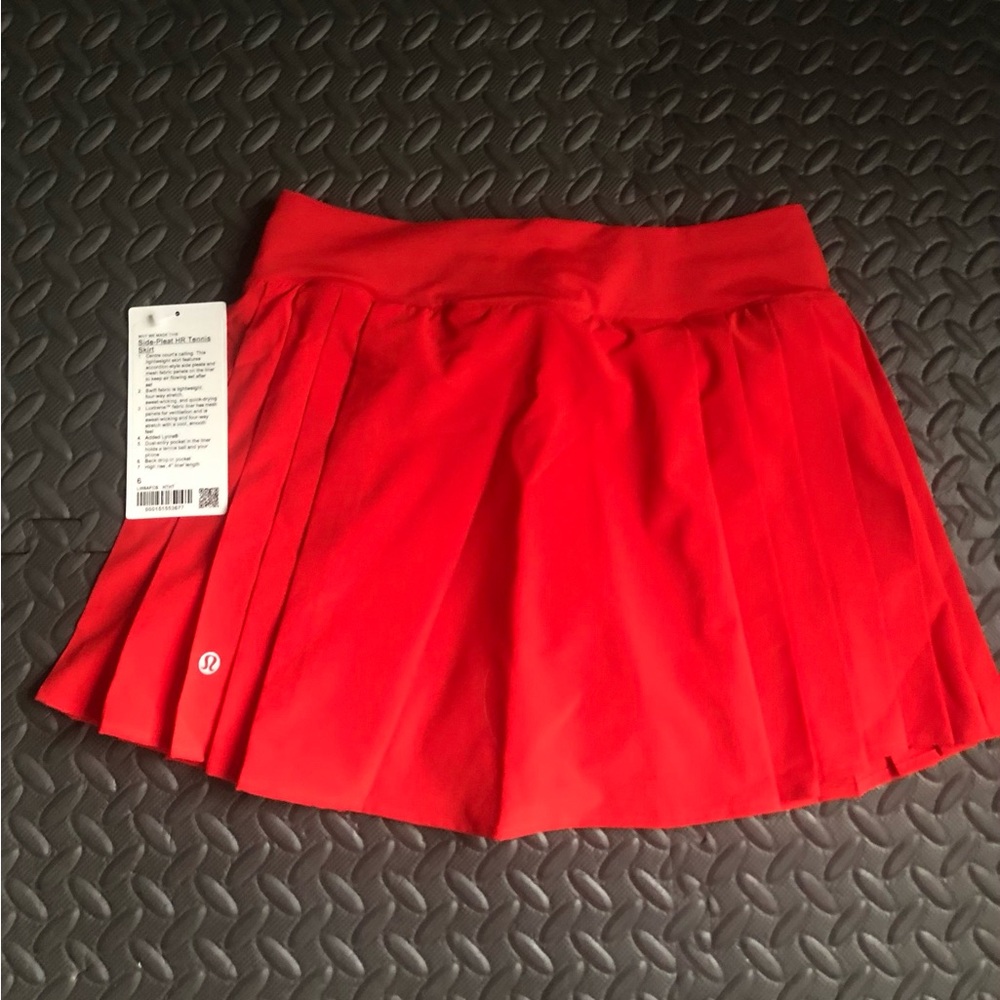 Lululemon Side Pleat Tennis Skirt NWT